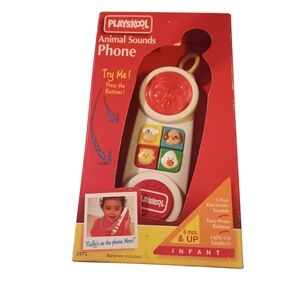 Playschool Animal Sounds Phone - Red and White Nib